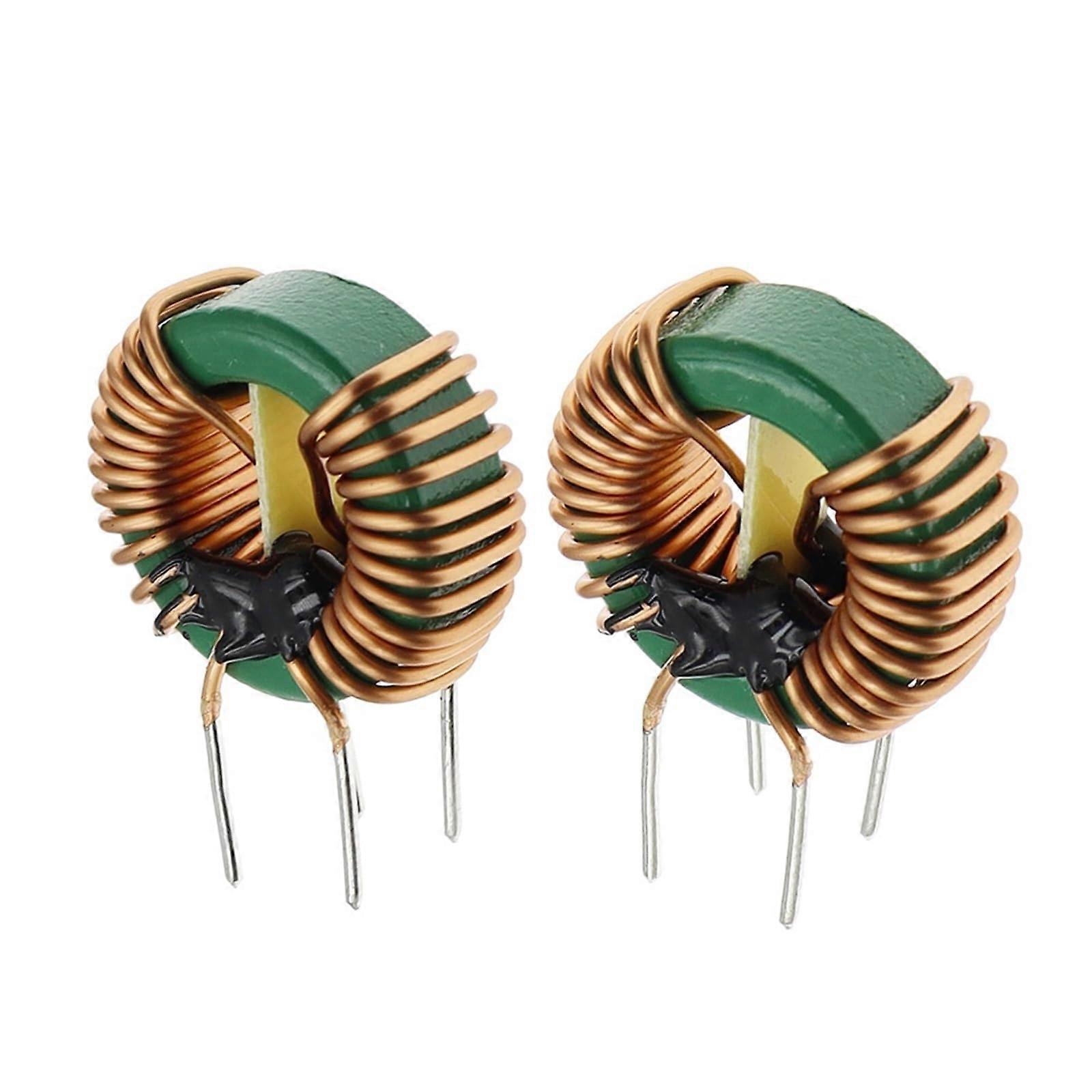 2 Pieces 22 x 14 x 8 2MH 1.0 Line Common Mode Filter Inductor Choke Coil Ringshaped Common Mode Inductor 10A