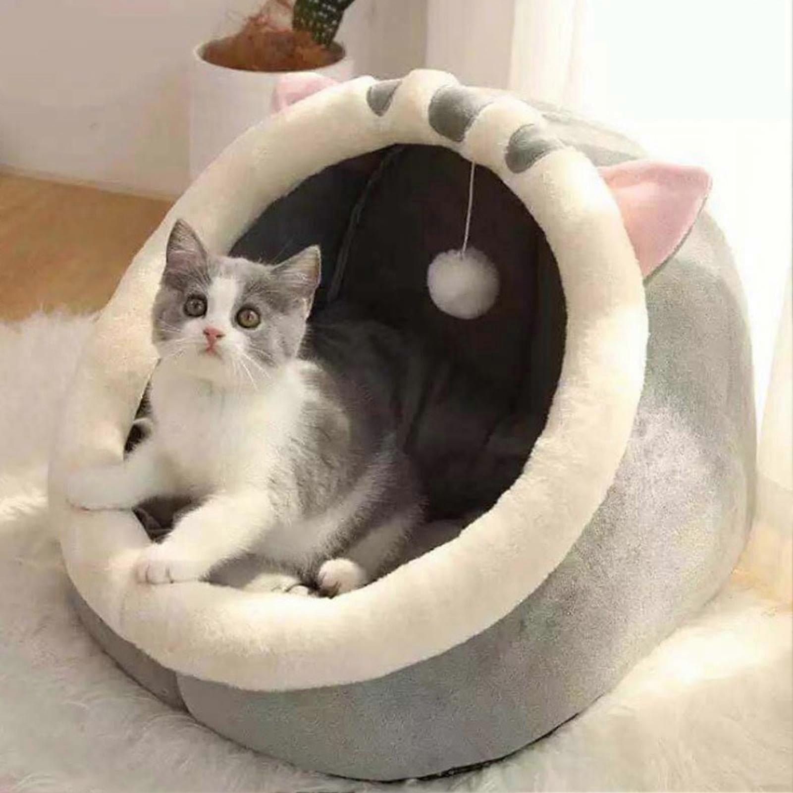 Cat Bed Cave, Cat Cave Bed, Small Cat House for Indoor, Cat Beds for House Cats