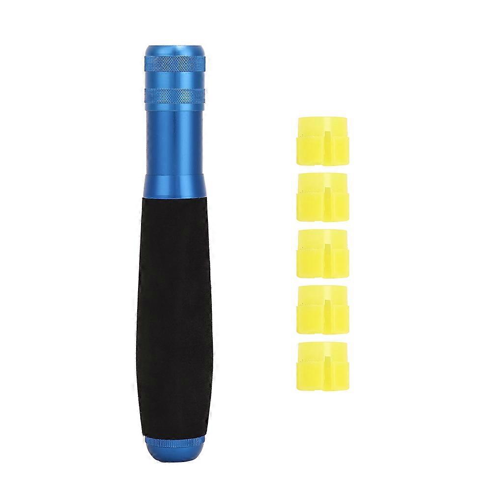 Multi function Aluminium Alloy Fishing EVA Rod Handle Grip for DIY Rods Change(Blue)
