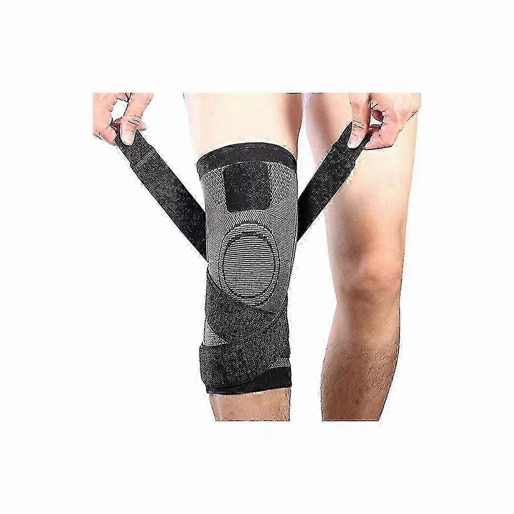 Genouillère de compression 2pcs Noir, XXL