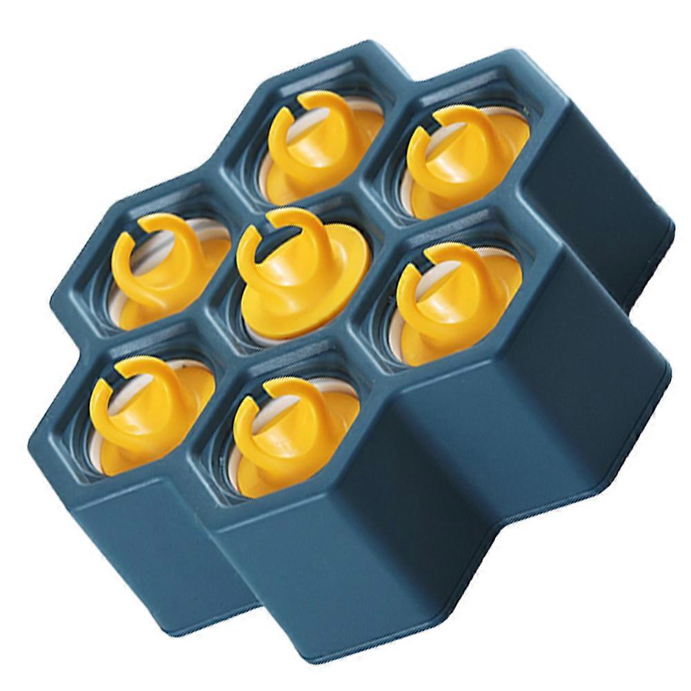 Fun Popsicles Molds Plastic Popsicle Molds Cartoon Shape Ice Cube Mold for Household Users Navy 1Set