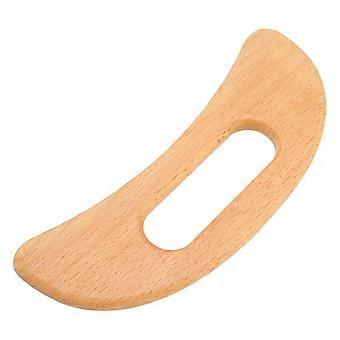 Gua Sha Board Houten Bramen Gratis Pijnlijke Verlichting Multifunctioneel Schraapmassagehulpmiddel voor Gezicht Achterbeen
