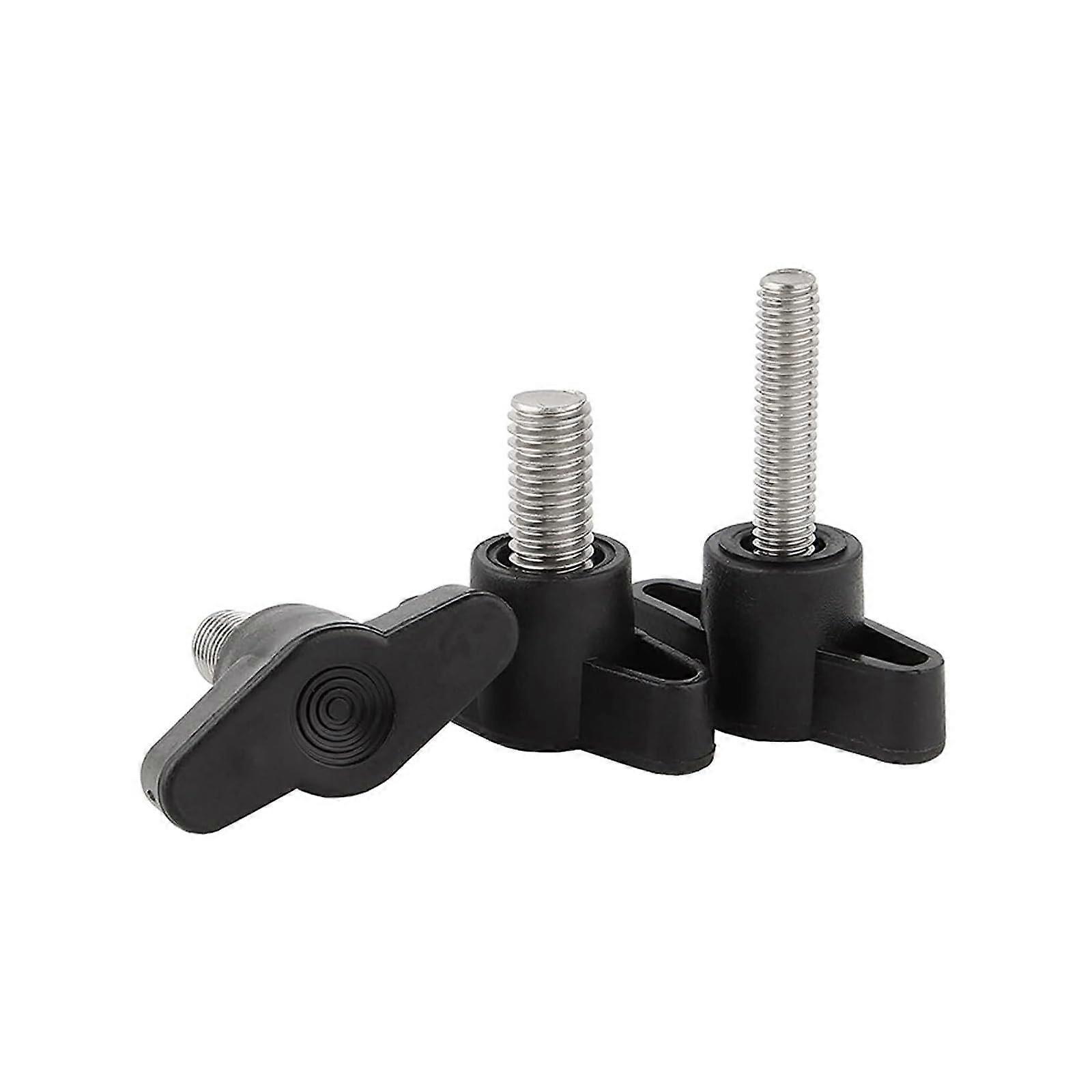 Rändelknöpfe M4 M5 M6 M8 304 Edelstahl Handschraube T-Handgriffschraube 25 mm 27 mm 4 Stück Möbelschrauben