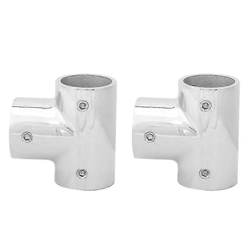 2pcs 3 Way Pipe Fitting 316 Stainless Steel 25mm 1 inch 90 Degree Right Side Tee Connector