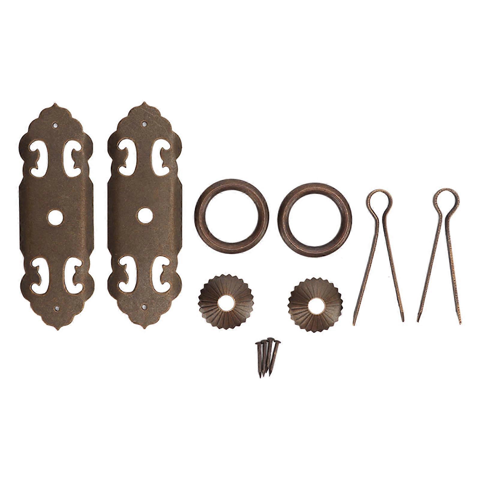 Vintage Drawer Pulls Rustproof Brass Durable Antique Style Wide Application Brass Cabinet Pulls for Cabinet Box