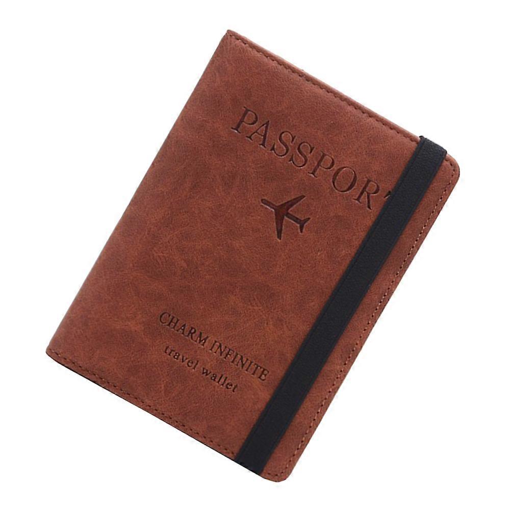 Wallet Bank Card Holder Rfid Protection Travel Document Folder For Women Business Trip 14.8 Cm * 11.0 Cm 1Pc