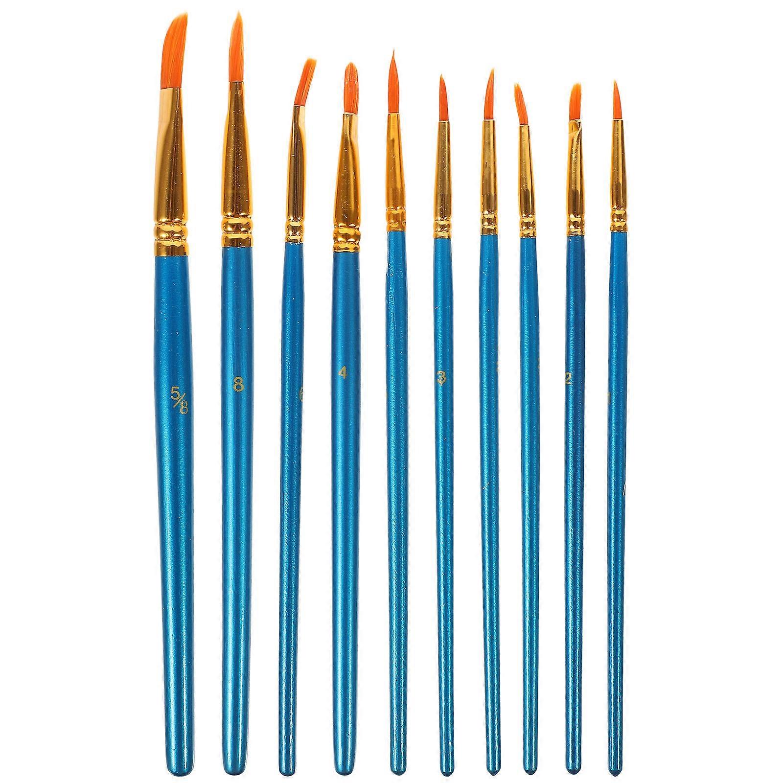 Professional Painting 10Pcs Watercolor Brushes for Multi-Function Use