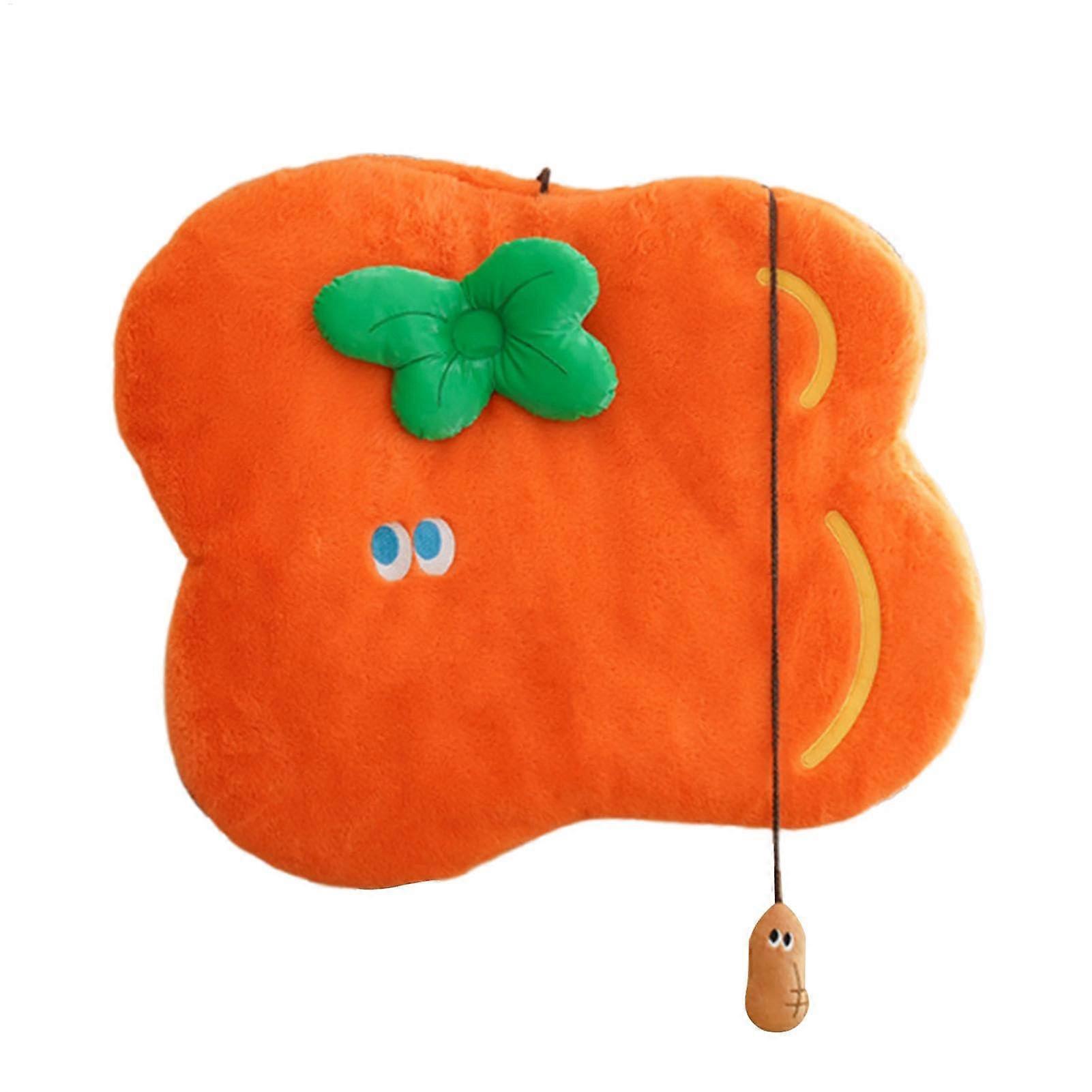 Cat Blanket 68 x 55 cm, Plush Winter Kitten Rug with Interactive Toy
