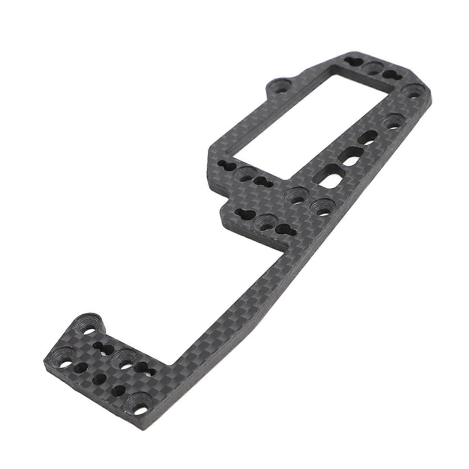 Carbon Fibre Radio Plate Servo Holder for Kyosho MP10 RC Car Lightweight Durable Upgrade Parts Accessories