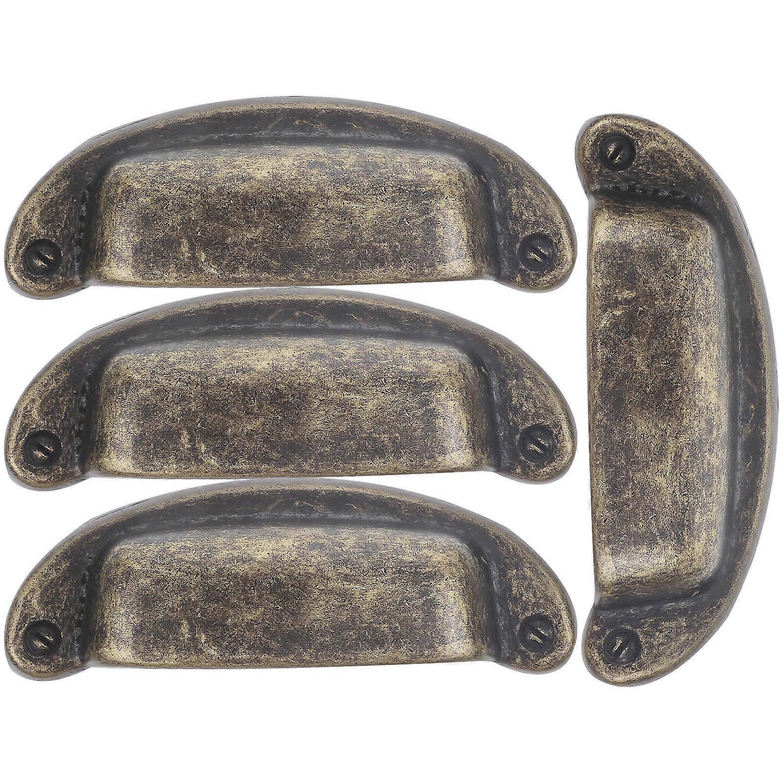Drawer Knobs For Wardrobes European Vintage Style 4Pcs