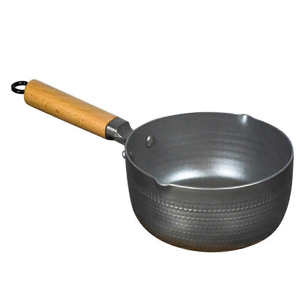Complementary Food Pan with AntiScald Handle for Cooking Use Made of Aluminum Silver