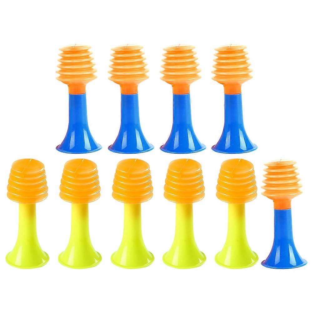 Horn Noise Maker 50Pcs Little Horn Toys Funny Instrument 8X3.7X3.7CM