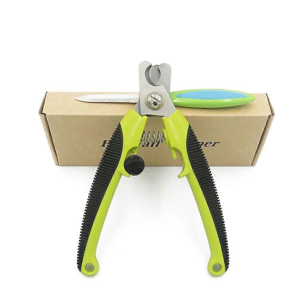 Pet Nail Clipper with Safety Guard for Dog Cat Bird Rabbit Guinea Pig stainless steel Assorted Color