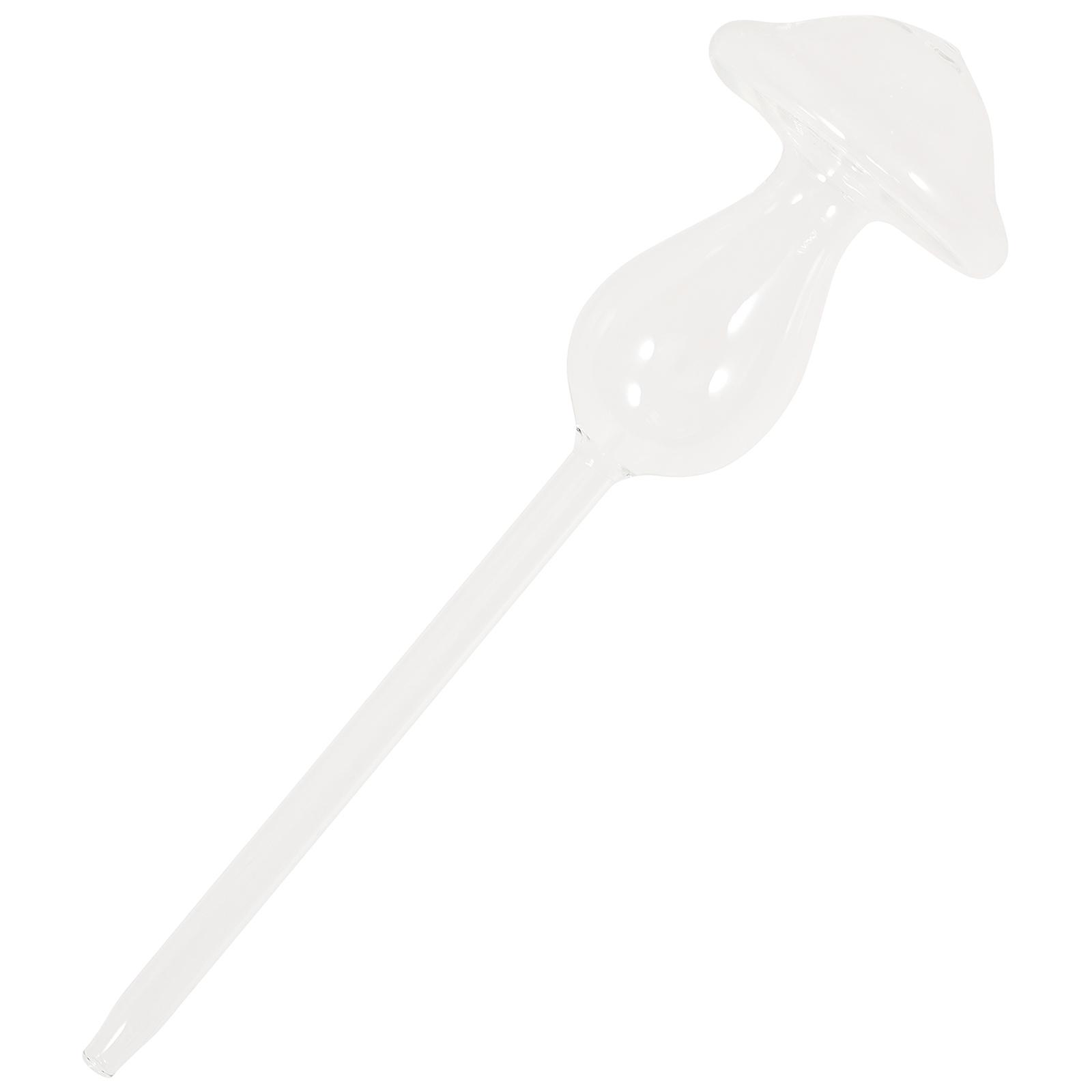 Self-watering Mushroom Design Glass Watering Device Gardening 25X6.5CM 1Pack
