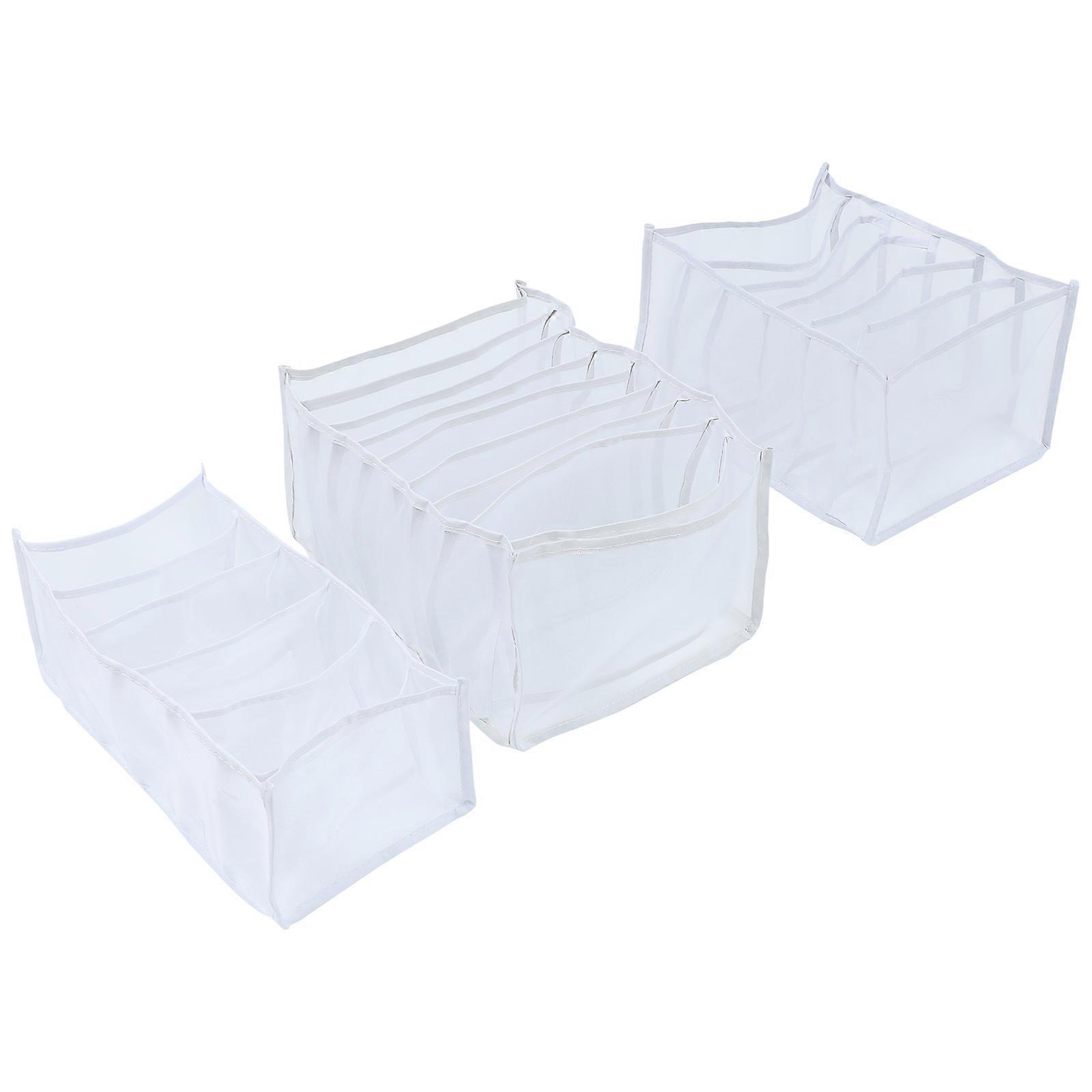 Multifunctional Clothes Storage Organiser For Home Use 32x25x17cm Sorting 3Pcs