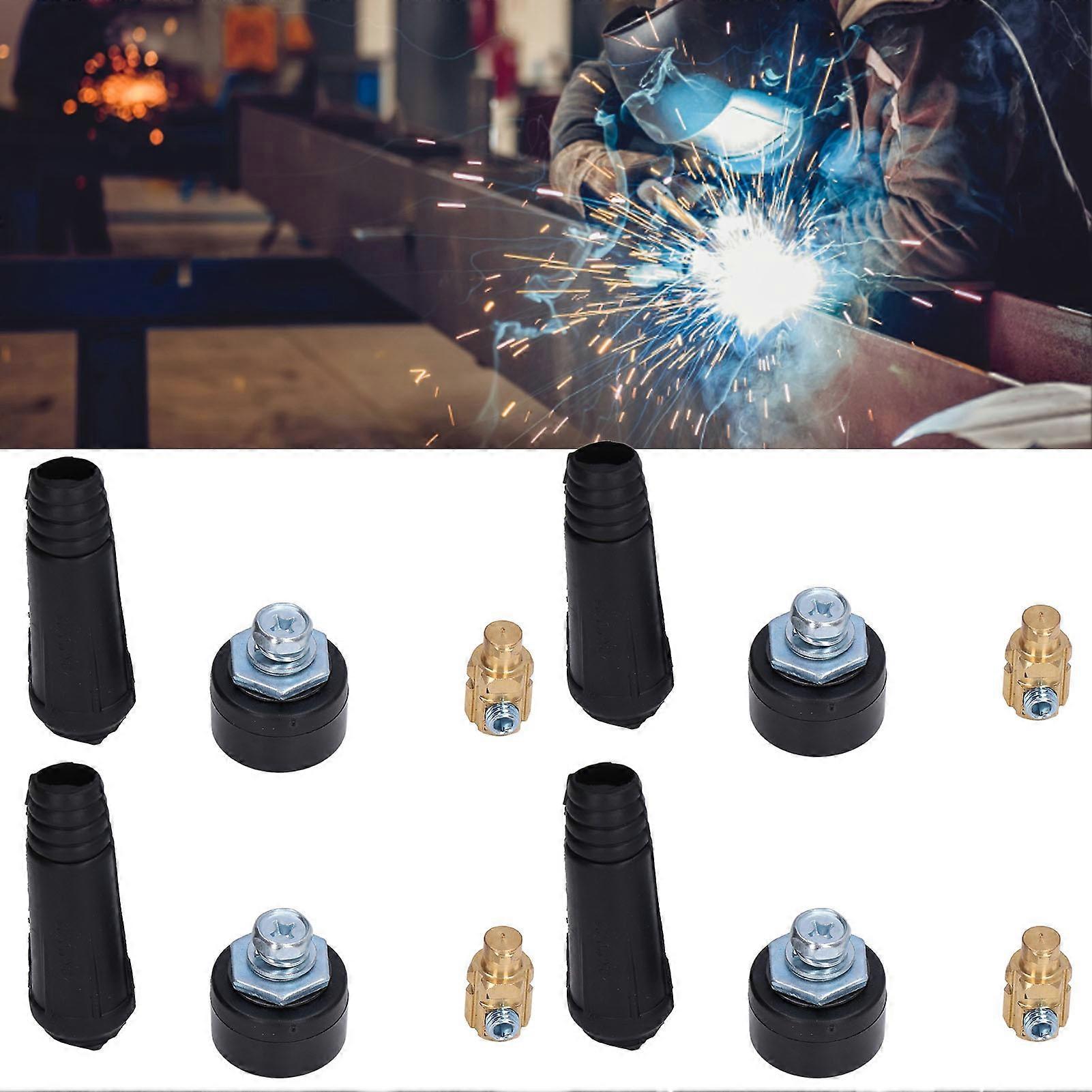 10 Set TIG Welding Cable Connector 200-250A 9mm EU Style Socket