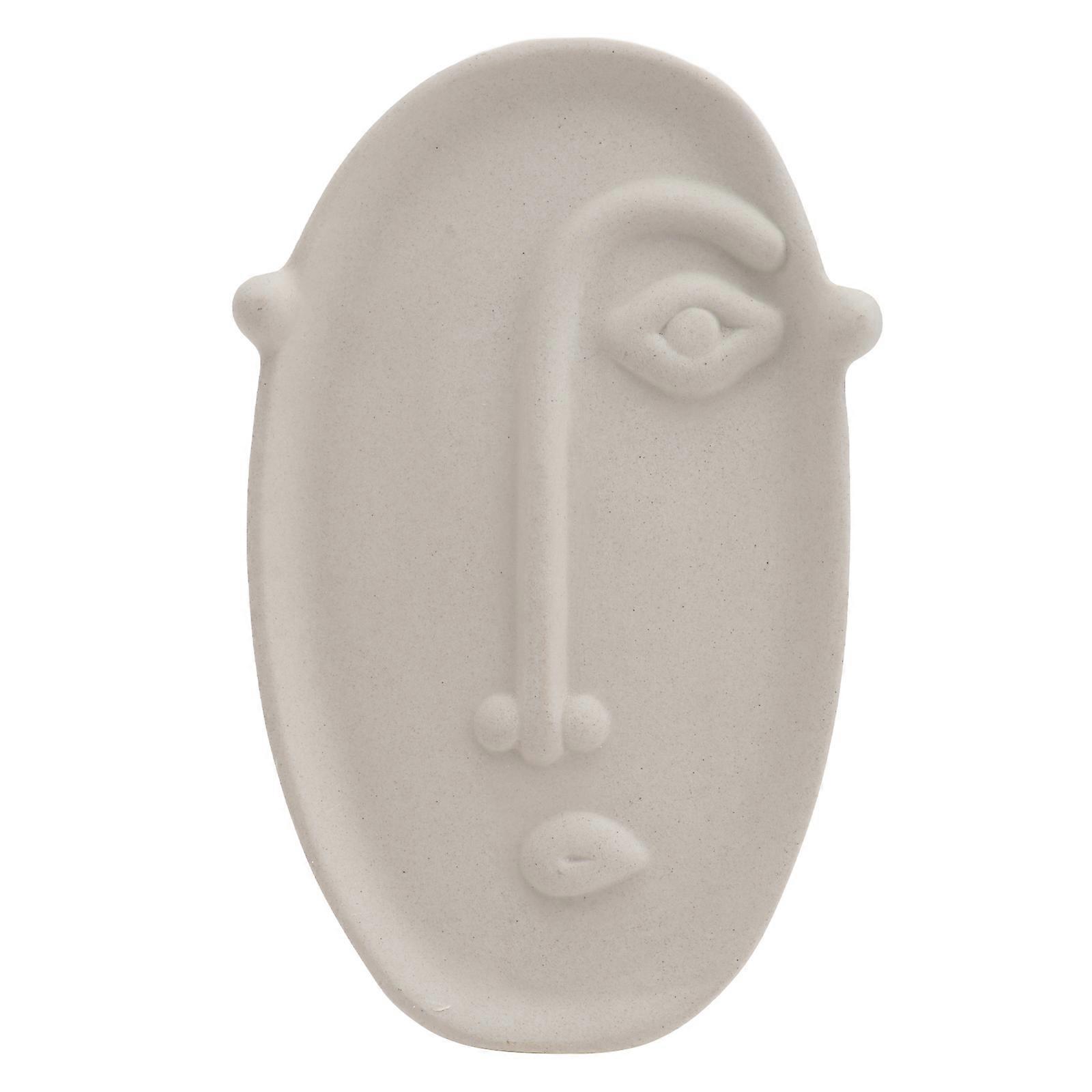 Premium Ceramic Face Vase, Distinctive Flower Holding, Contemporary