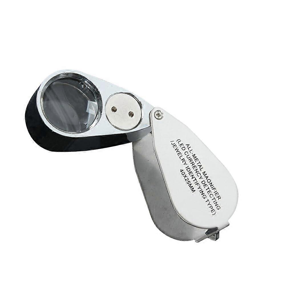 Exquisite Craft Light Self-Weighting LED Light, Folding Magnifier with LED, Portable UV Metal Lamp