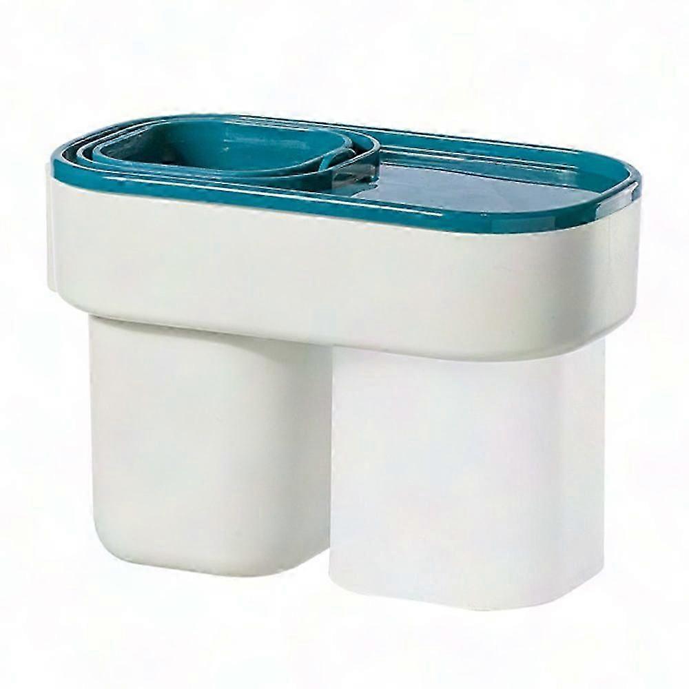 Wall Mount Toothbrush Holder for Bathroom - Space Saving Toothbrush Organizer