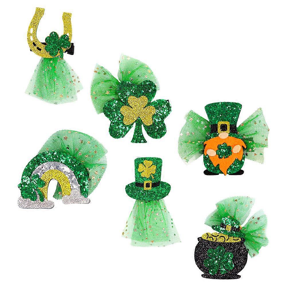 Adorable Hair Clips for Kids and Adults Assorted Color Lightweight Reusable 6 Pieces