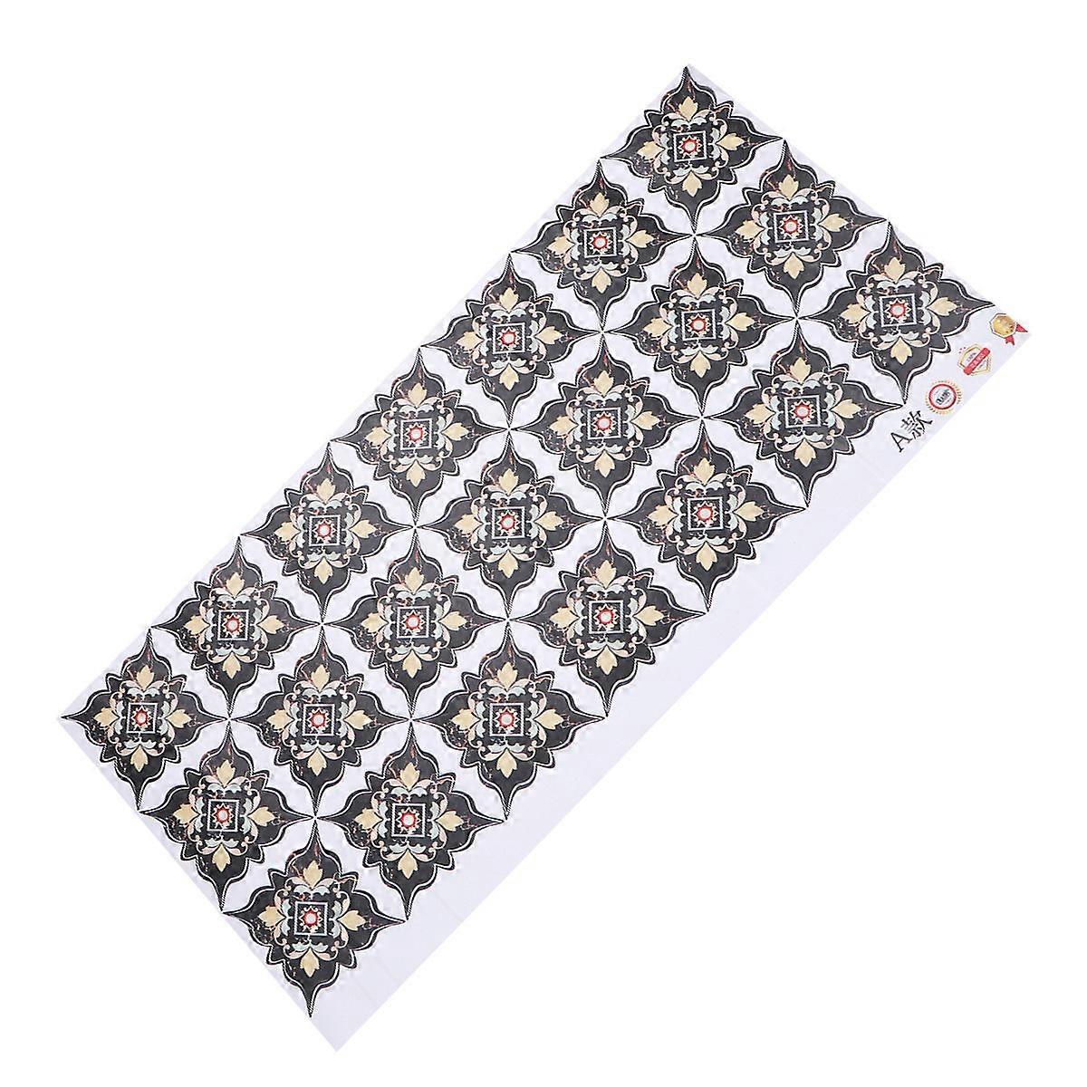 Fashion And Simple 21Pack Sticker Set Waterproof Non-slip Tile Decor For Office And Home Owners