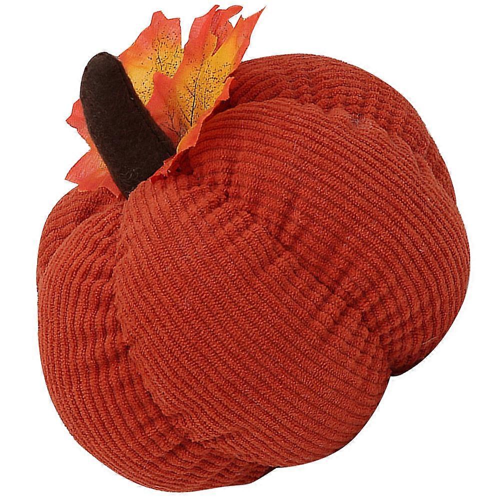 Realistic Artificial Pumpkin Decoration for Fall Holidays – Classic Autumn Table Ornament for Thanksgiving, Kitchen, Fireplace or Desk – Lifelike