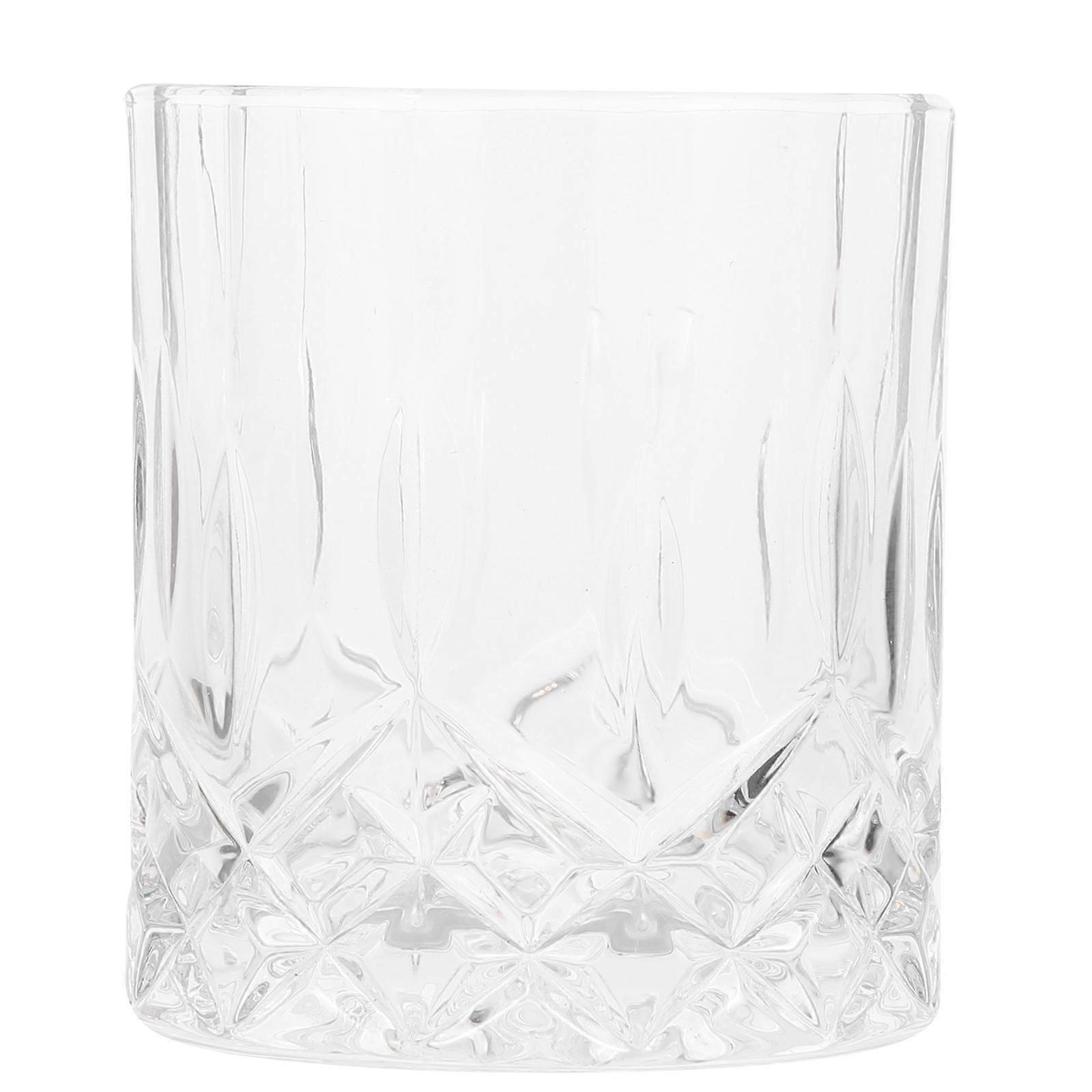 أكواب مشروبات زجاجية شفافة للأصدقاء الأسرة 8X8X7.5CM تخزين تصميم عصري 2 قطعة