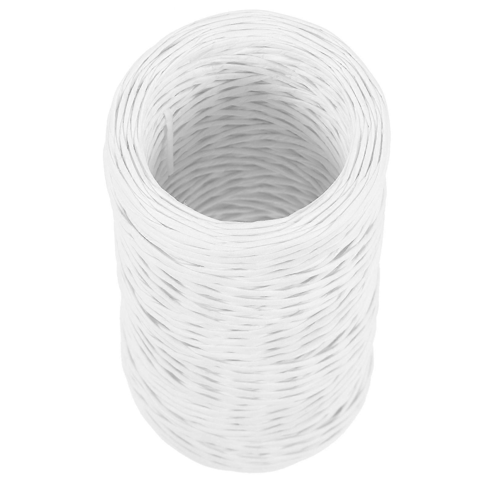 1 Roll Of Craft Rope For Handicraft Enthusiasts In White For Various DIY Projects