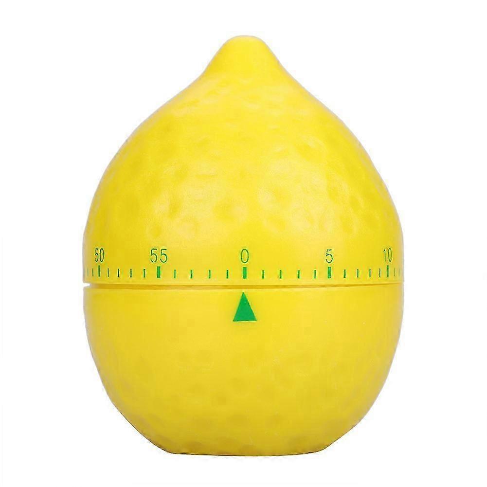 Lemon-Shaped Mechanical Timer for Kitchen Cooking and Timing