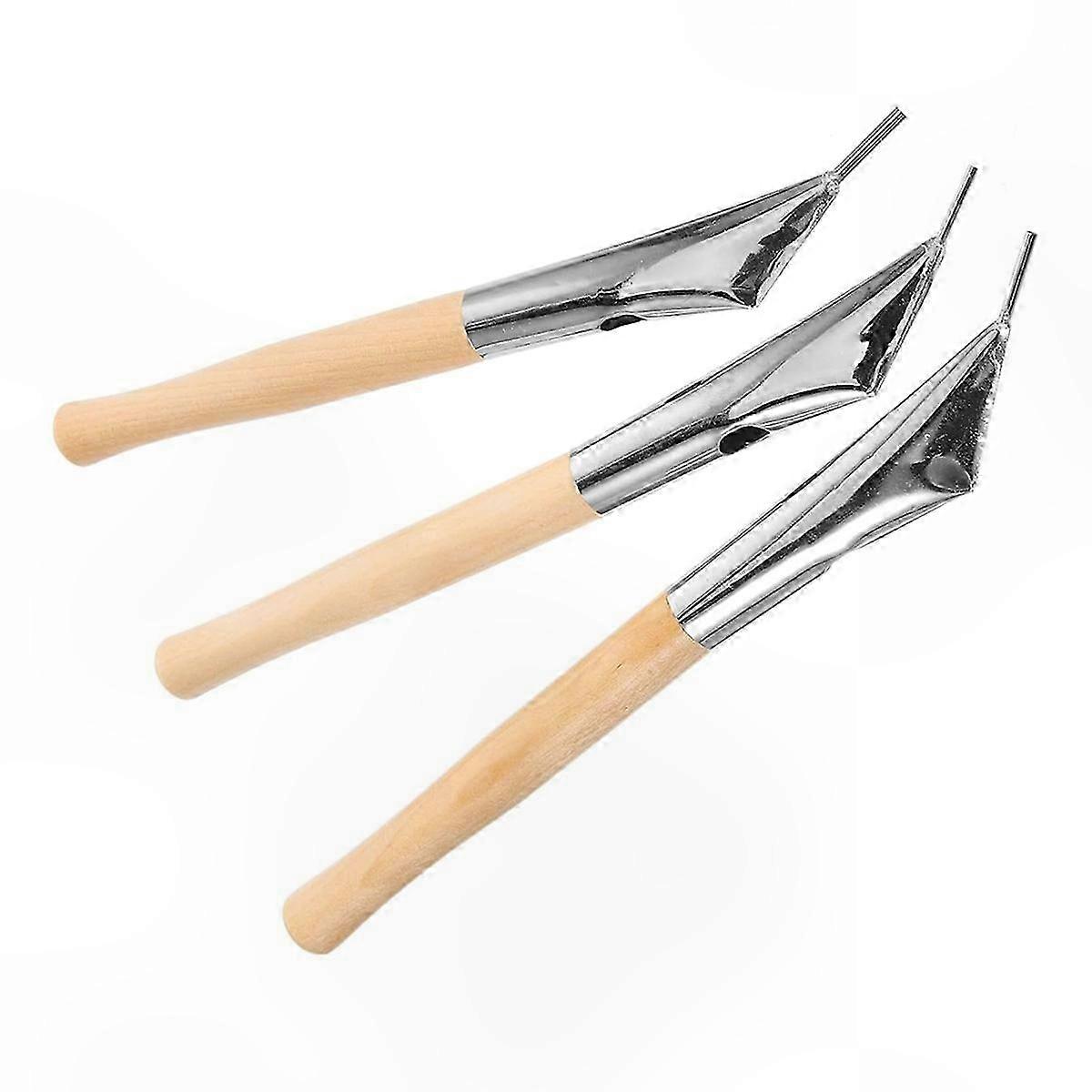 3-Piece Wax and Clay Sculpting Tool Set for Pottery and Batik Art Crafting Pen Included
