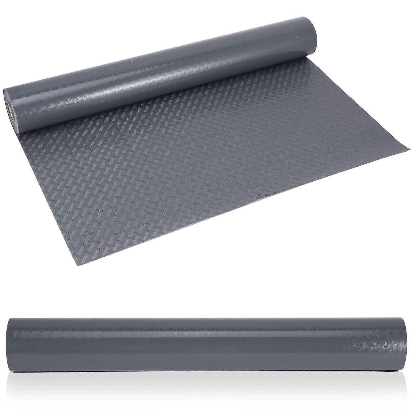 Kitchen Drawer Liner Woven Pattern Grey 45*600cm