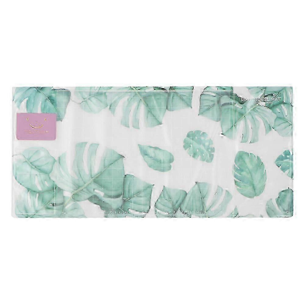 Large Size Mouse Pad Waterproof Mouse Mat Office Desktop Protector Mat (Leaf)