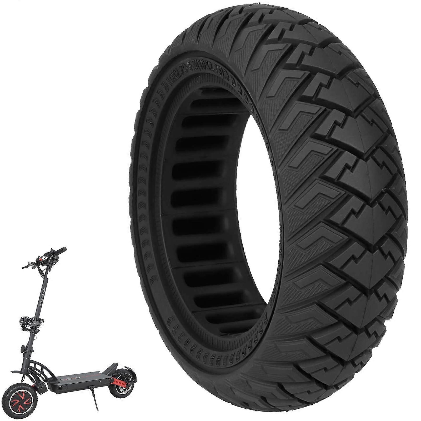 إطارات مطاطية صلبة 10 × 2.7-6.5 بوصة ل KuKirin G3 G2 Master Dualtron 3 سكوتر كهربائي أسود 1 قطعة غير قابلة للانزلاق