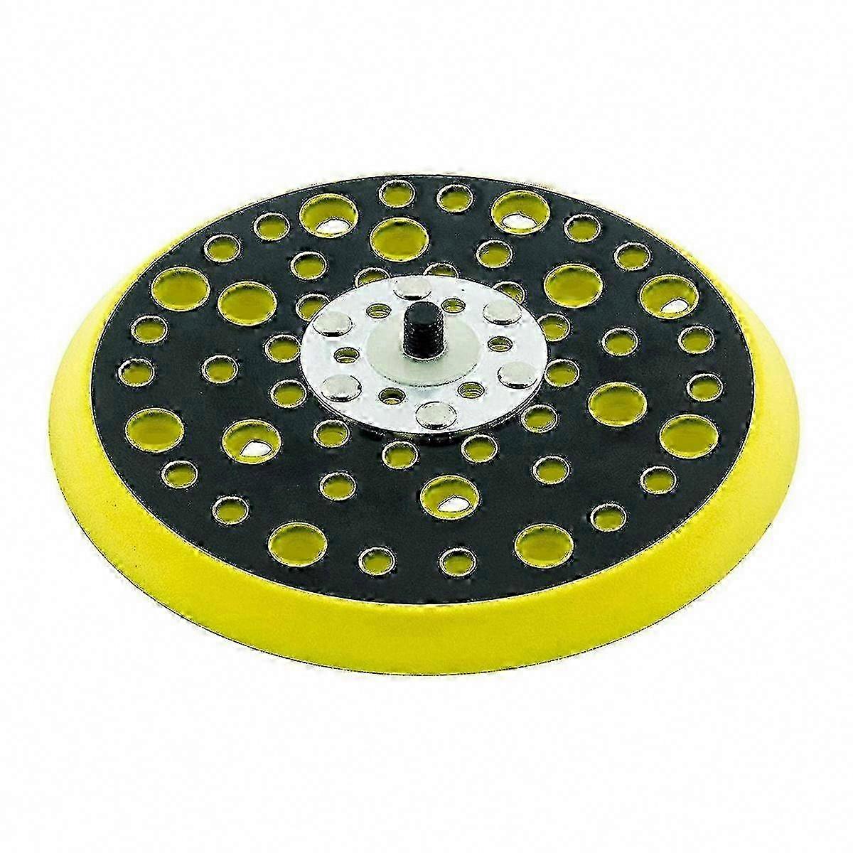 150mm 5/16" Thread 52 Hole Hook & Loop Backing Pad for Random Orbital Sanders - Medium Density