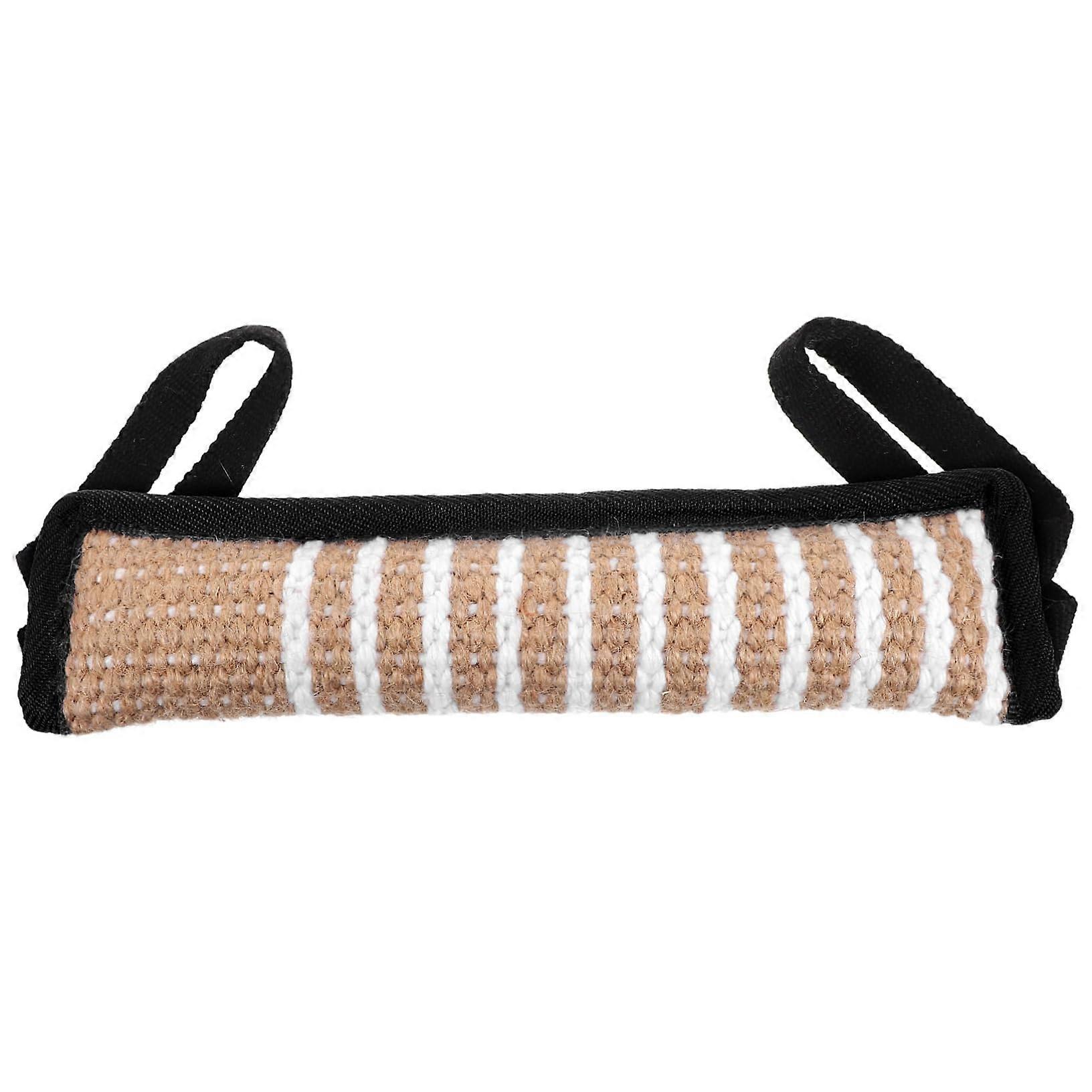 Dog Training Pillow Durable Jute Chew Pillow for Medium to Large Dogs Interactive Play Safe for Bonding