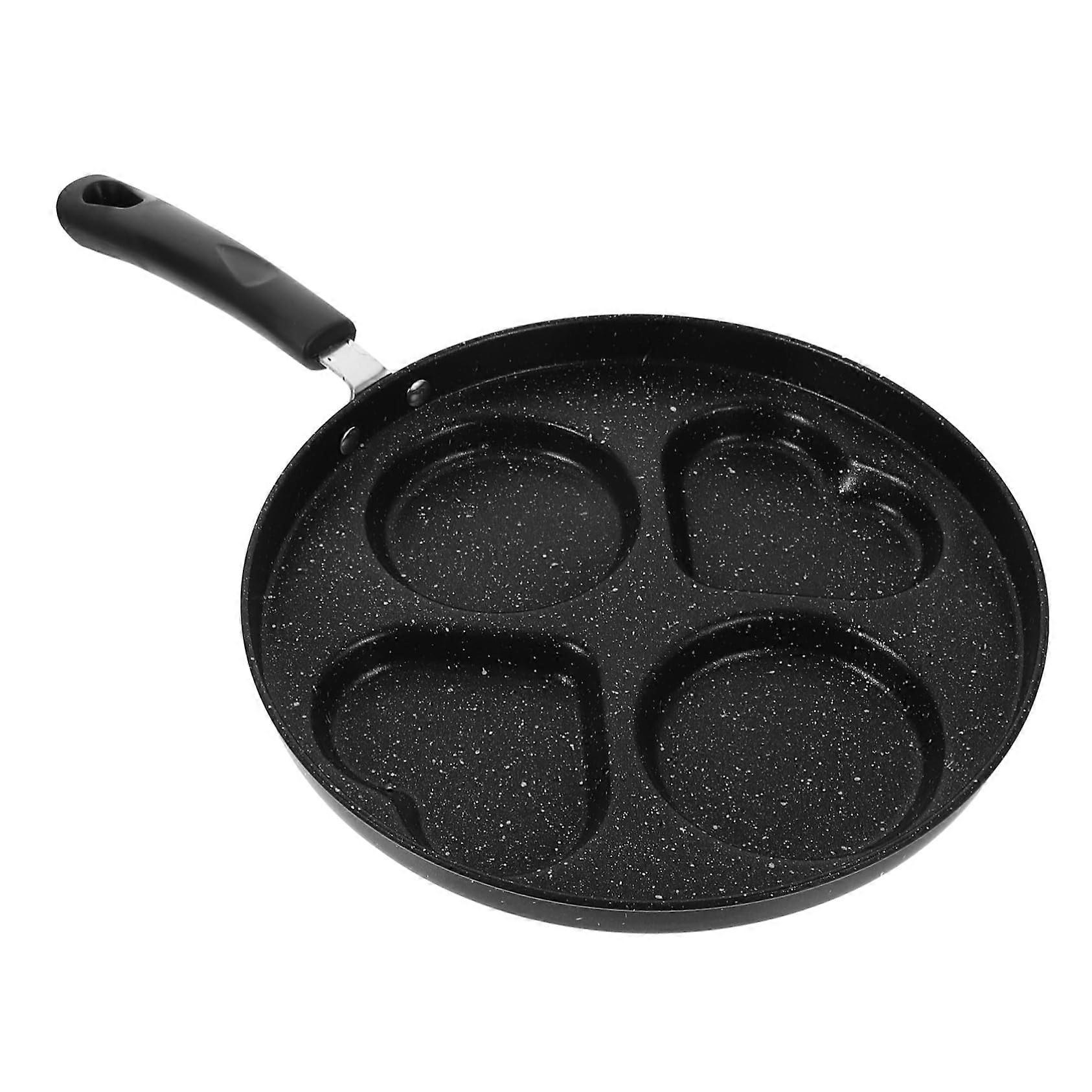 Heart Shape NonStick Frying Pan Long Handle Egg Cooker for Breakfast MultiPurpose Kitchen Pan for Omelettes and Hamburgers