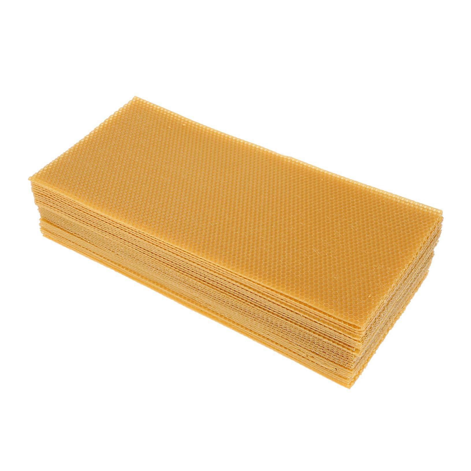 30pcs Honeybee Sheets Wax Foundation Beeswax Flakes for Easy Beehive Building