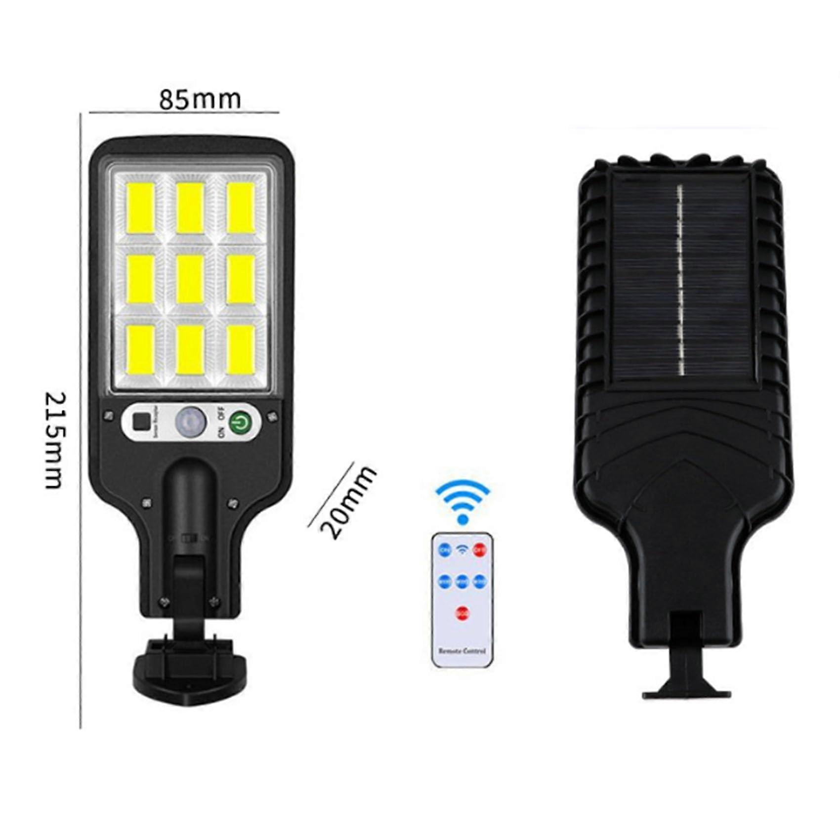 C0B Solar Wall Light with Human Sensor + 3 Lighting Modes IP65 Waterproof Security Lighting for Garden/Garage