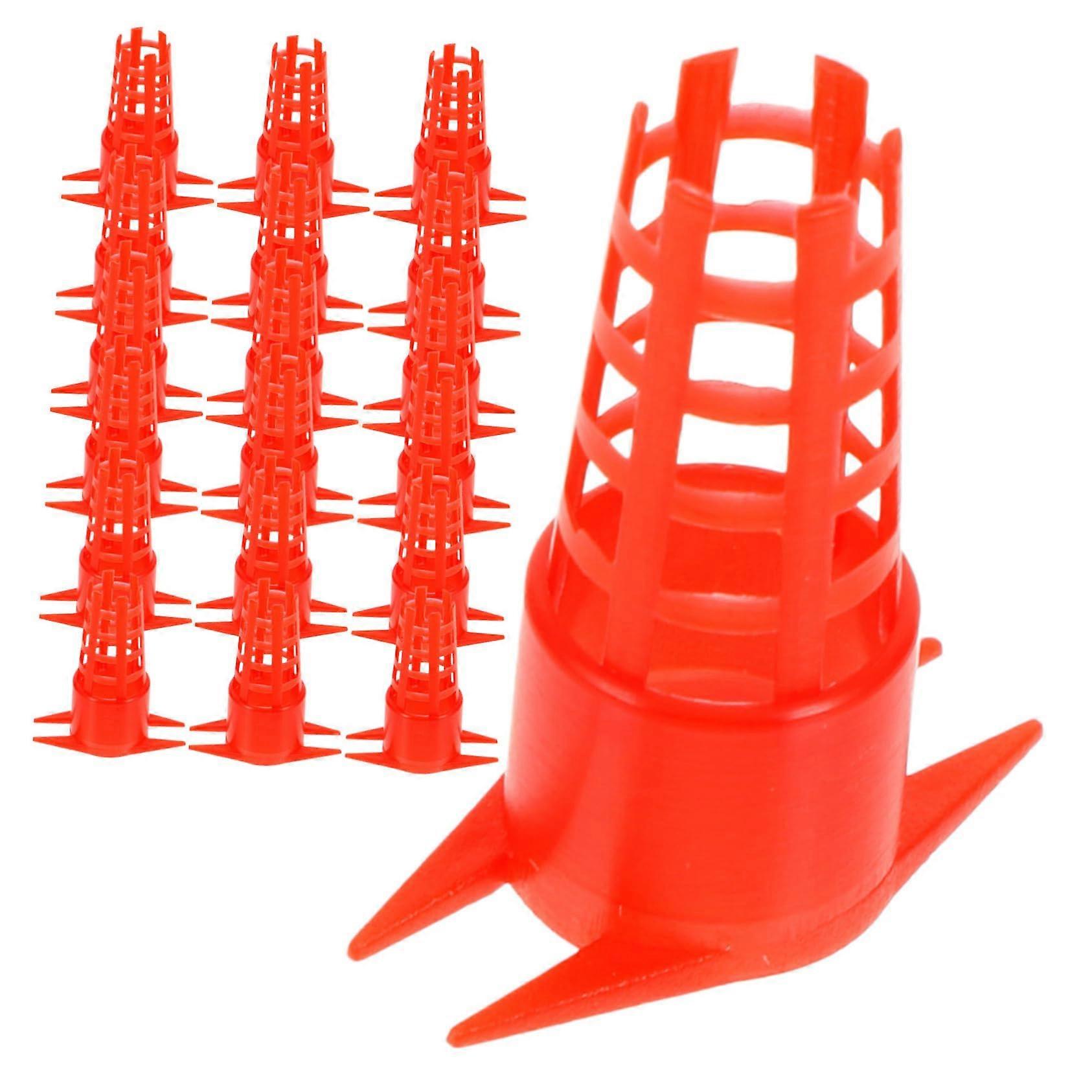 20pcs Beekeeping Tools Set with Plastic Queen Bee Cages, Lightweight Hive Accessories for Breeding and Apiary Use