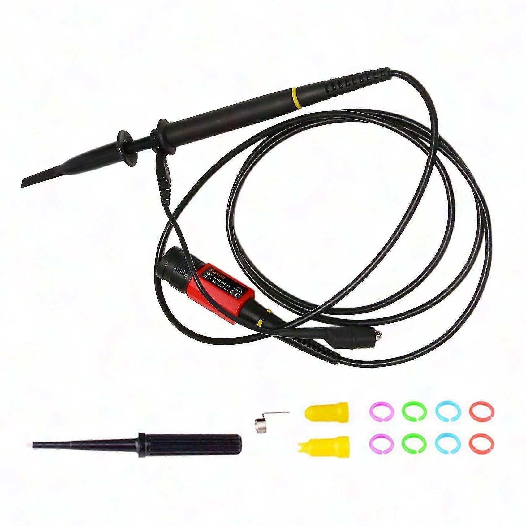 P4100 100:1 High Voltage Probe for Oscilloscopes - Compatible with Siglent & Other Brands