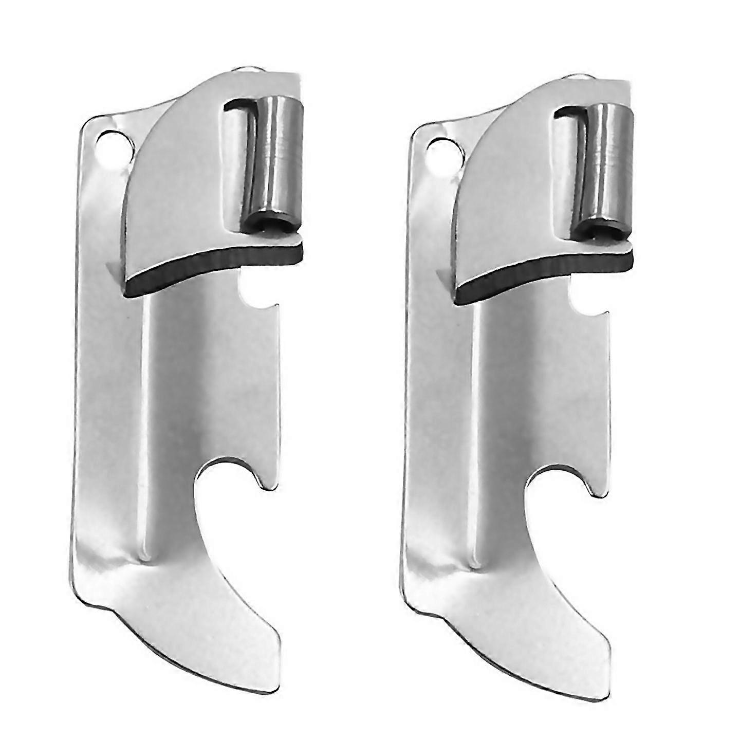 For polished stainless steel can opener foldable
