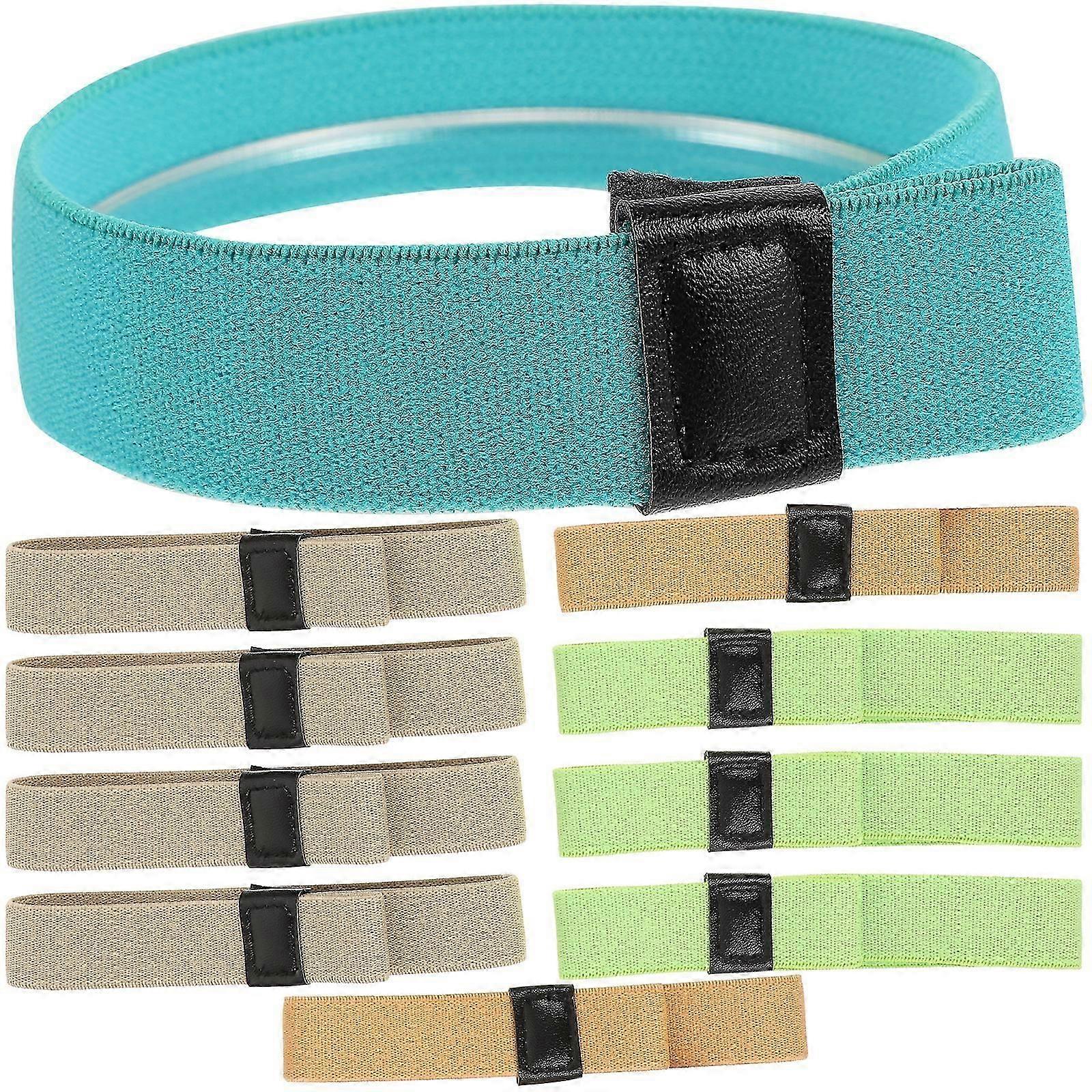 10Pcs Colorful Bento Box Straps Fixing Straps Lunch Container Box Straps (Random Color)