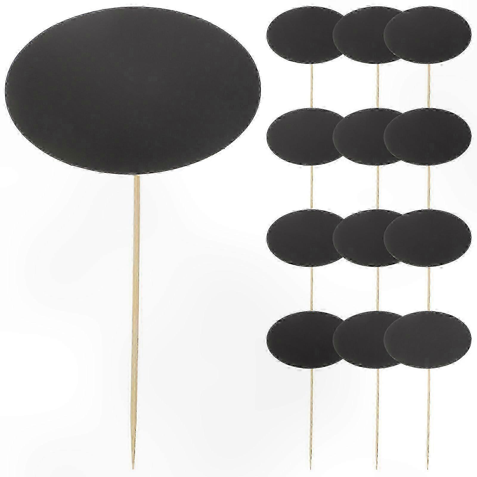 24pcs Blank Toothpick Labels for Food Identification in Party and Buffet Events