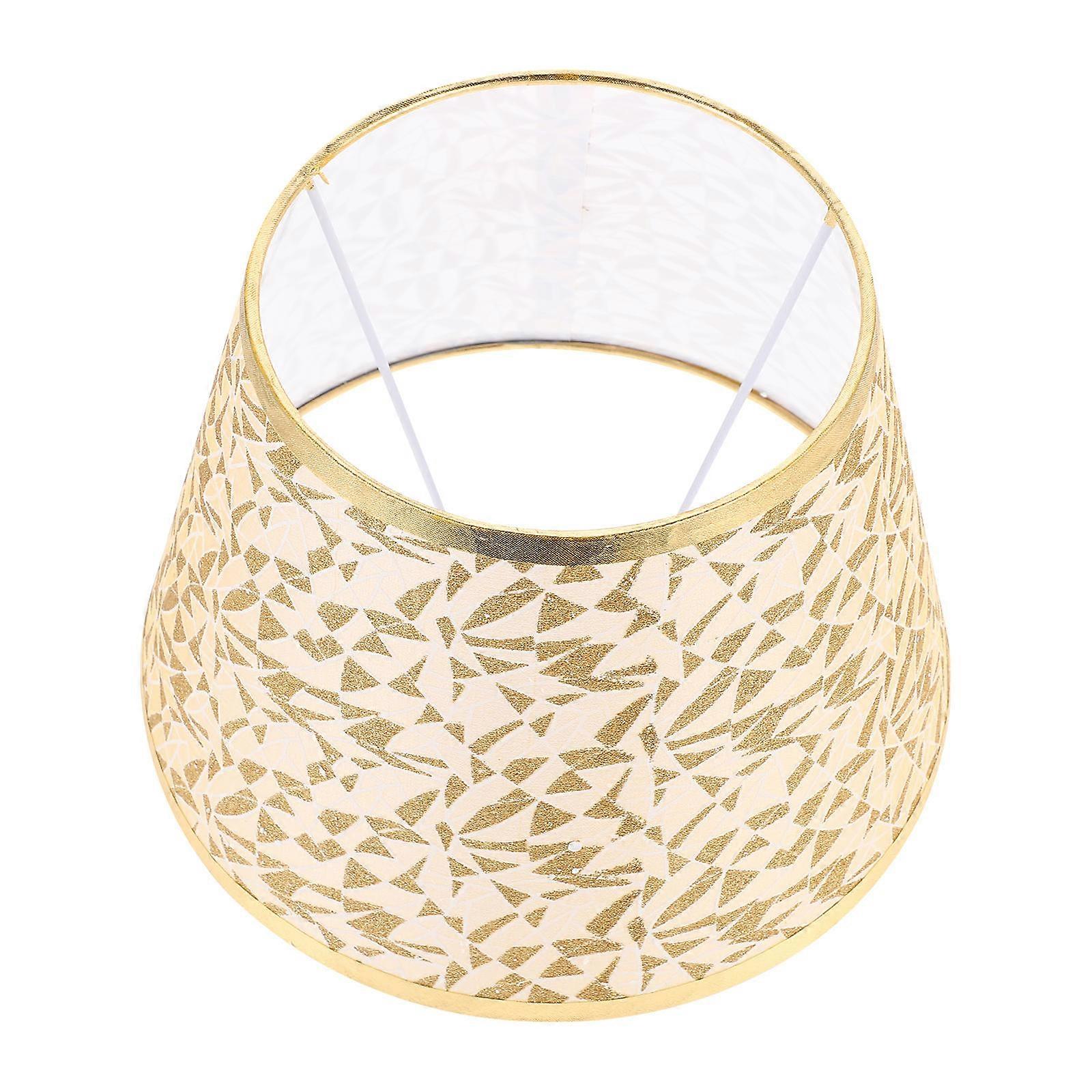 Cloth Lampshade Lamp Shade Replacement Lamp Accessory Beige Pvc Material Diffuse Lighting 1Pack