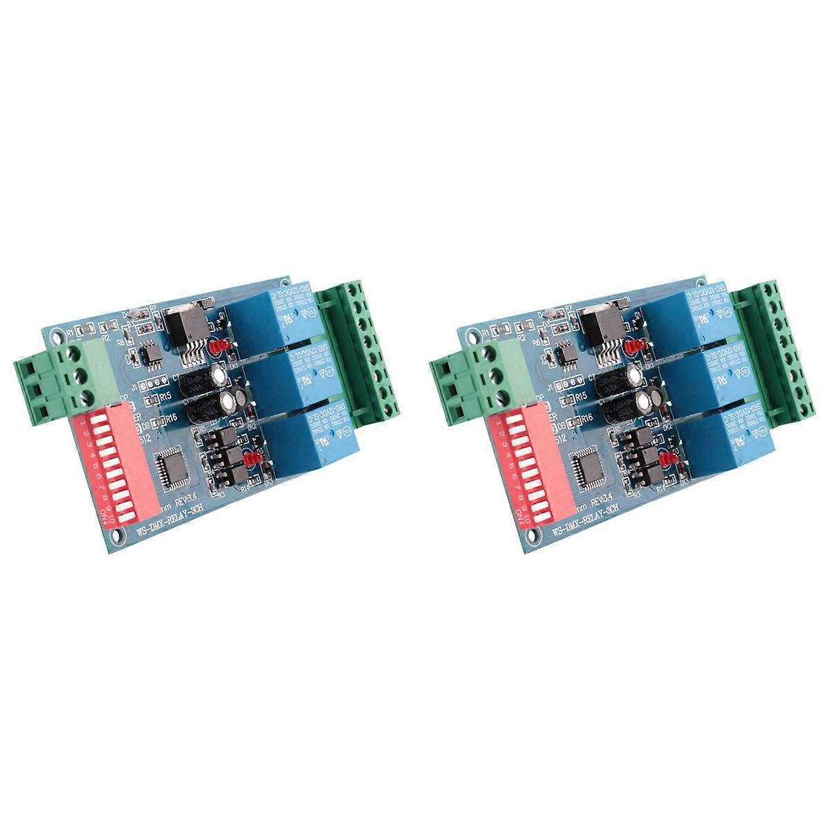 2X 3CH 512 RELAY OUTPUT , LED Dmx512 Controller Board, LED DMX512 Decoder,Relay Switch Controller