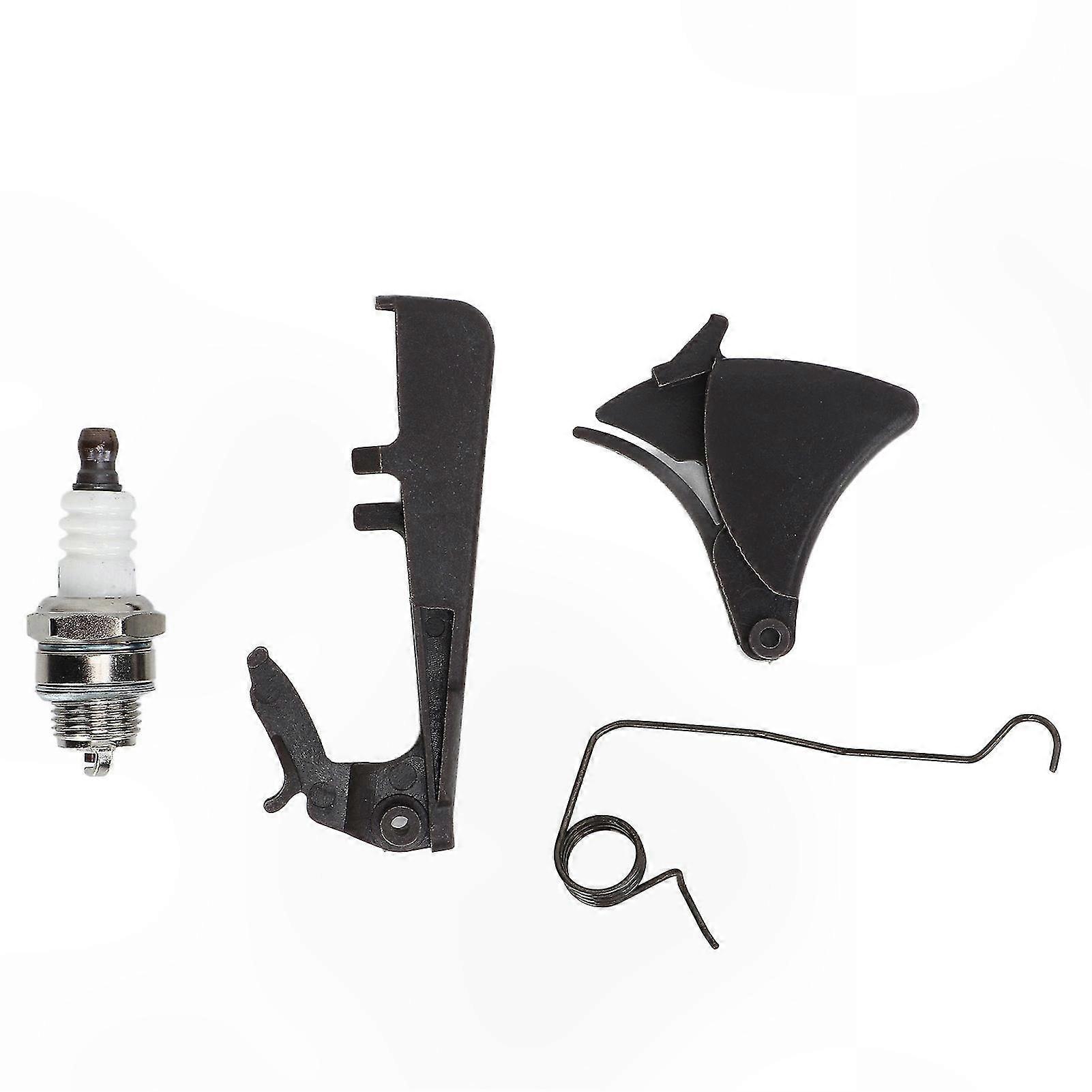 Chainsaw Spark Plug Kit, Durable ABS Iron Throttle Trigger for 340 345 346XP 350 351 353 357XP 359 Models