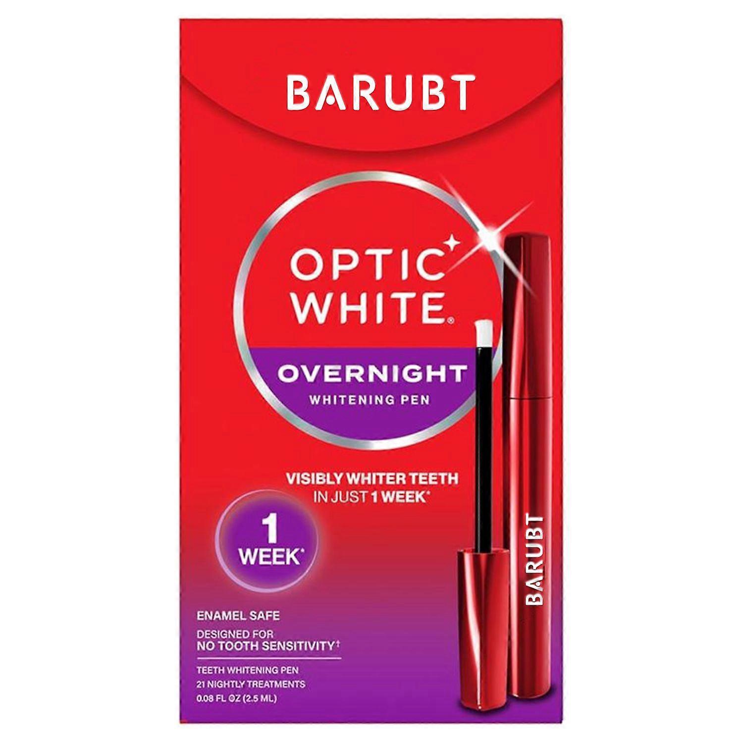 Overnight Teeth Whitening Pen, Teeth Stain Remover to Whiten Teeth, Enamel Safe, Tooth Whitening Applicator, Teeth Whitening Pen, 7 Day Whitening Trea