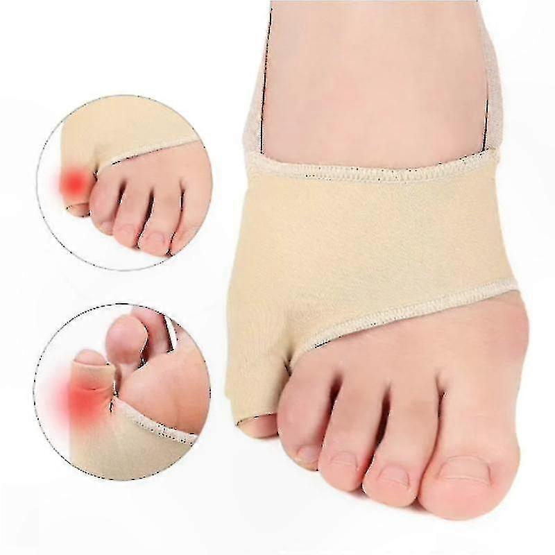 2-Pack Toe Alignment Pads for Pinky Toe Support - Comfortable Anti-Slip Bunion Relief Separator Splint