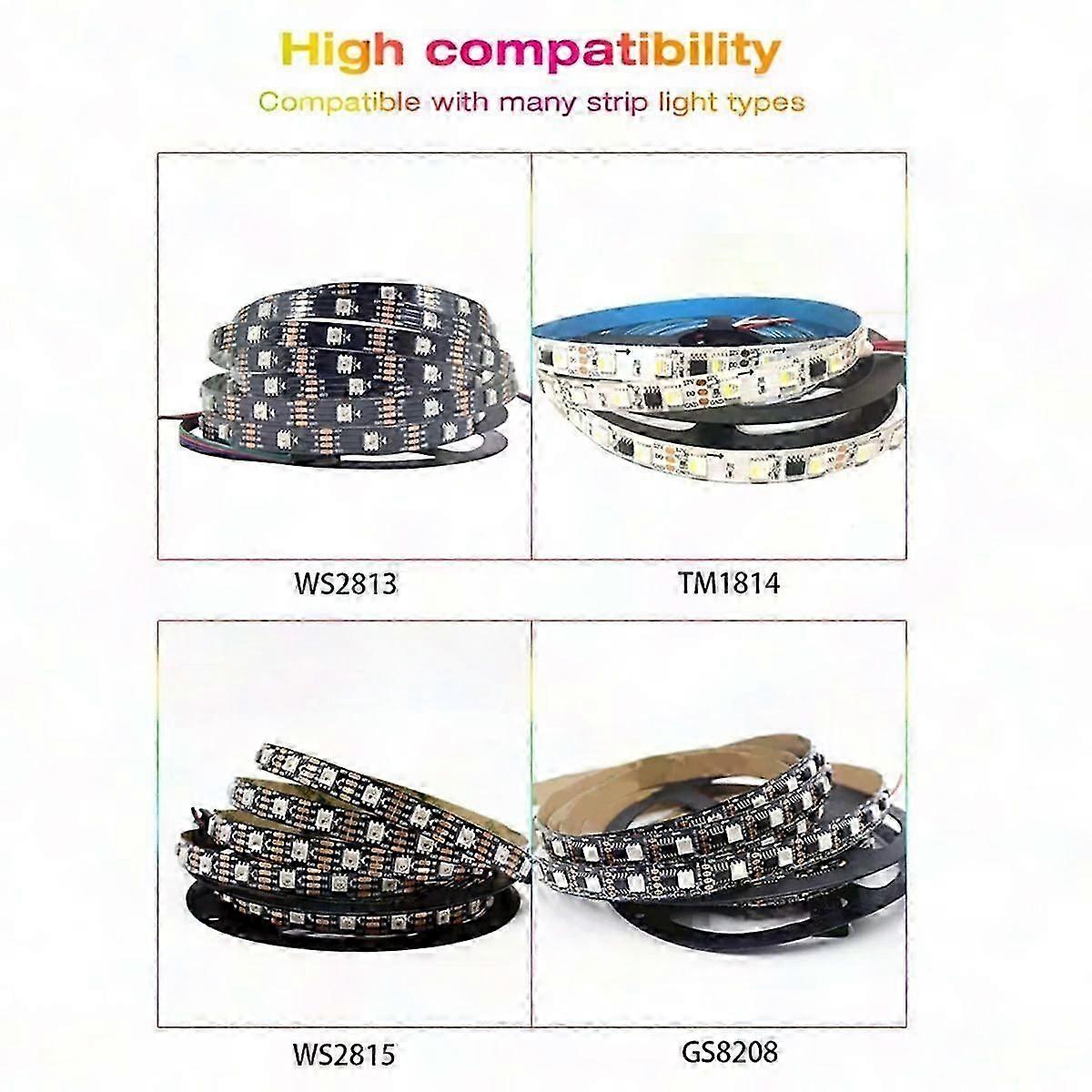 ESP32 WLED LED Controller DC5-24V for WS2811 WS2812b SK6812 TM1814 WS2813 DIY Dynamic Lighting