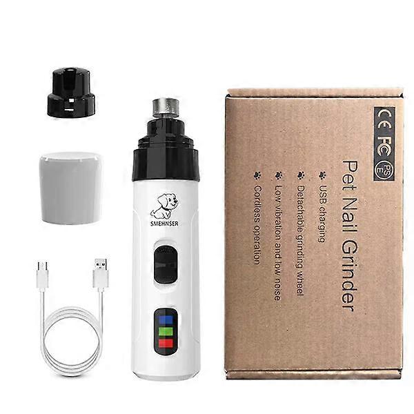 Pet nail grinder, silent operation, suitable for various types of pets, convenient and portable